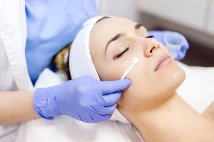 a woman receives youthful skin with the best chemical peel in Troy, MI